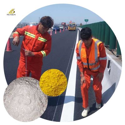 কেনা দীর্ঘস্থায়ী AASHTO M249 উজ্জ্বল এবং দীর্ঘস্থায়ী চিহ্নের জন্য গ্লাস মণির সাথে থার্মোপ্লাস্টিক পেইন্ট এবং রঙ্গক অনলাইনে উৎপাদন