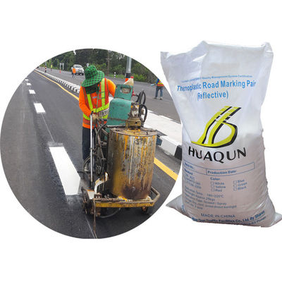 কাস্টমাইজড রোড হোয়াইট লাইন পেইন্ট, পাথর লাইন পেইন্ট পাউডার 5% প্রাক মিশ্রিত গ্লাস মণু সঙ্গে