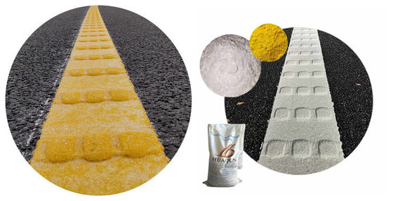 দ্রুত শুকনো শক্তিশালী পরিধান প্রতিরোধের শক্তিশালী আঠালো উচ্চ মানের কাস্টমাইজযোগ্য সাদা হলুদ কনভেক্স থার্মোপ্লাস্টিক রাস্তা চিহ্নিতকরণ পেইন্ট প্রস্তুতকারক