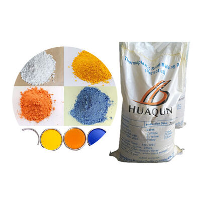 উচ্চ দৃশ্যমানতা থার্মোপ্লাস্টিক রোড মার্কিং পেইন্ট সাদা এবং হলুদ রঙ