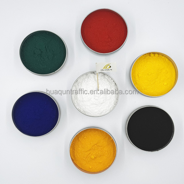 ভিয়েতনাম জনপ্রিয় সাদা এবং হলুদ রাস্তা পেইন্ট 20% মিশ্র গ্লাস মণির চিহ্নিতকরণ হাইওয়ে থার্মোপ্লাস্টিক প্রতিফলিত রাস্তা পেইন্ট 0